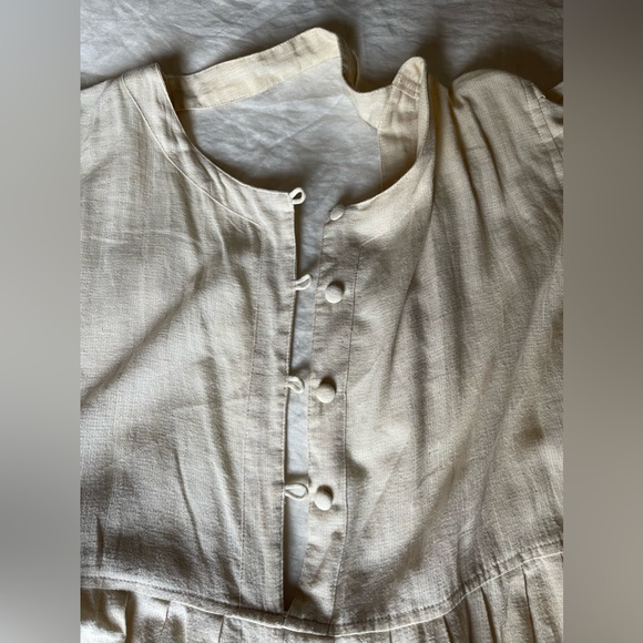 SOLD Avy & Co SOL Buttermilk Playsuit. One size - Picture 5 of 8